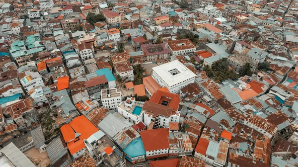 Vista Aérea Ilha Zanzibar Tanzânia — Fotografia de Stock