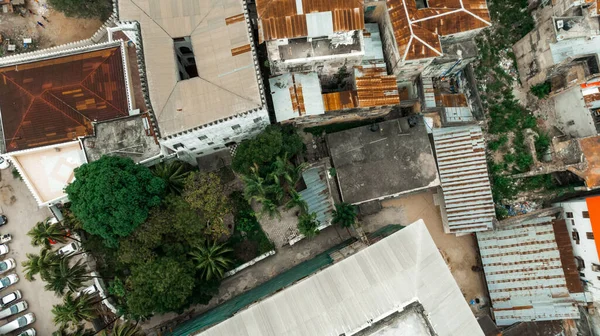 Vista Aérea Ilha Zanzibar Tanzânia — Fotografia de Stock