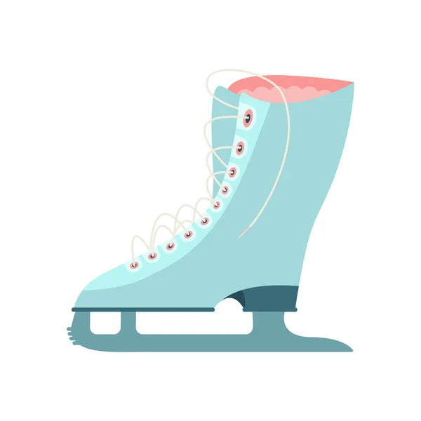 溜冰鞋图标 手绘矢量图解 平面色彩设计 — 图库矢量图片