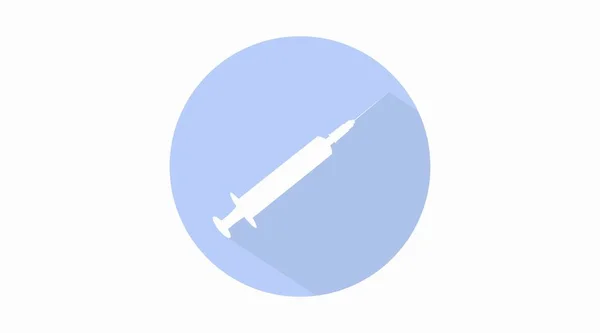 Vector Isolated Illustration Syringe Syringe Icon — Stock Vector