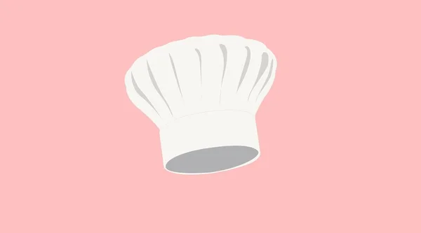 Vector Ilustración Aislada Sombrero Chef Chef Icono Cocina — Archivo Imágenes Vectoriales