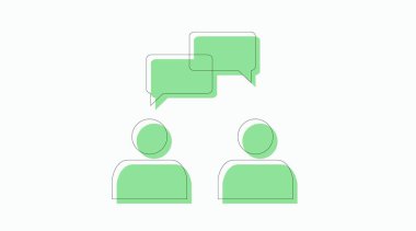 Konuşan bir ikon. İki kişinin dönüşüm geçirdiği bir resim.