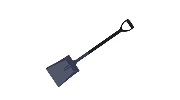 Shovel Illustration Vector Isolated Flat Illustration Shovel — Stock Vector