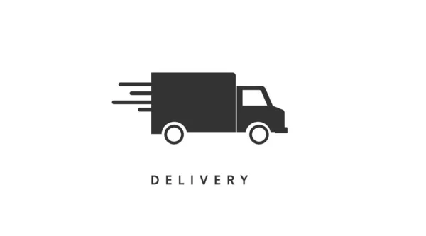 Delivery Truck Icon Vector Isolated Illustration Truck — Stock Vector