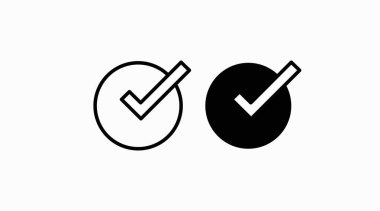 İz vektör illüstrasyonunu kontrol et. Siyah ve beyaz vektör düzenlenebilir illüstrasyon