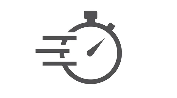 Stoppuhr Timer Symbol Vektorisolierte Editierbare Illustration — Stockvektor