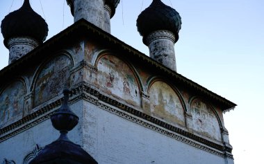 Rusya 'daki Nerekhta kentinin mimarisi..