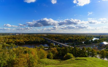 Rusya 'nın Vladimir kentinin mimarisi..