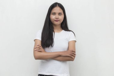 Genç Asyalı kadın portresi