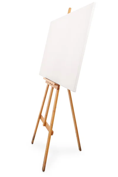 Wooden easel stand set with empty white canvas Stock Vector by  ©Andrew_Rybalko 317739854
