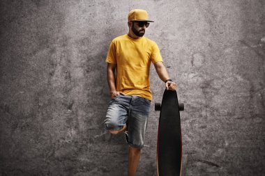 Cool adam bir longboard holding
