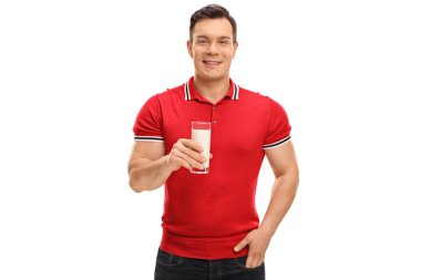 bir bardak süt Holding'in yakışıklı adam