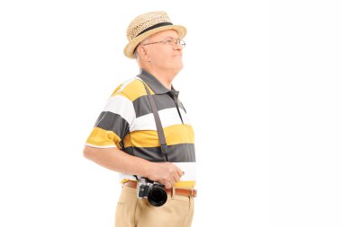 erkek turist onun Bagaj Taşıma