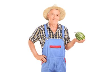 tarım işçisi tutan küçücük karpuz