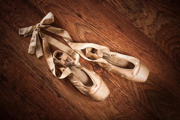 Pair of ballet shoes — Zdjęcie stockowe