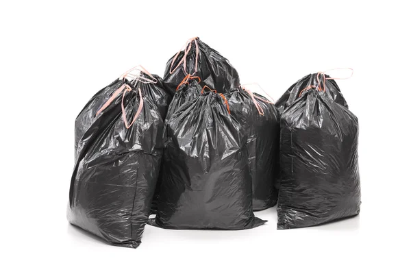 Un mucchio di sacchi della spazzatura — Foto Stock