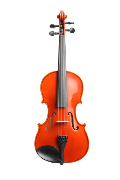 Brown wooden violin — Stock Photo, Image