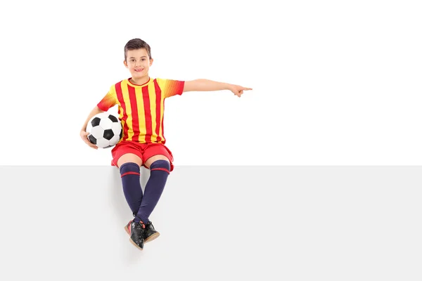 Junior fotbalista — Stock fotografie