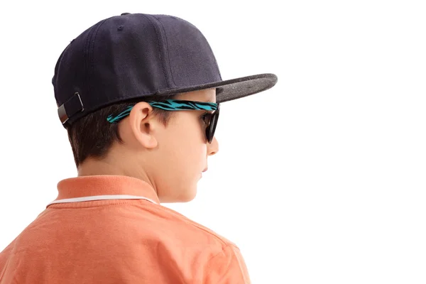 Anak kecil dengan topi dan kacamata hitam — Stok Foto