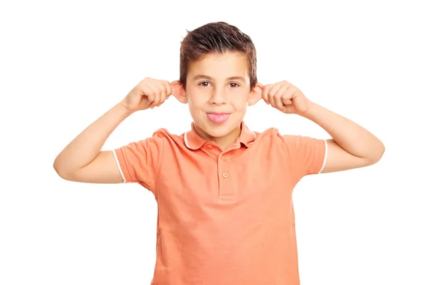 Silly boy making face — Stock Photo, Image