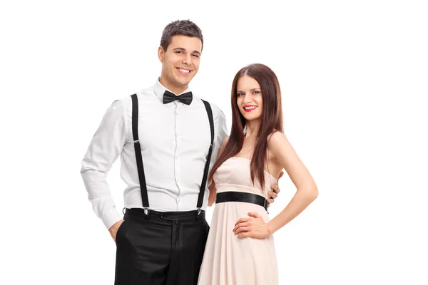 Young fashionable couple — Stock Photo, Image