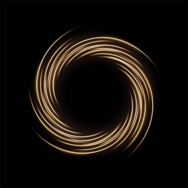 Yuvarlak sarı ışık, ürün reklamcılığı, ürün tasarımı ve diğer şeyler için uygun..