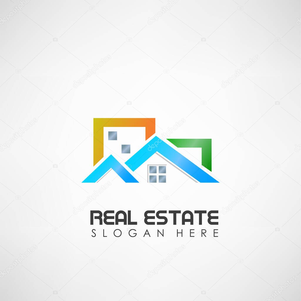 Real estate logotype. Suitable for advertisement, investment, and other. Vector Illustration