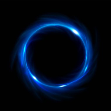 Yuvarlak mavi ışık, ürün reklamcılığı, ürün tasarımı ve diğer şeyler için uygun.