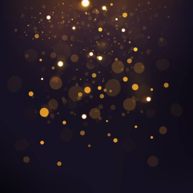 Soyut Bokeh Dağılmış. Vektör İllüstrasyonu