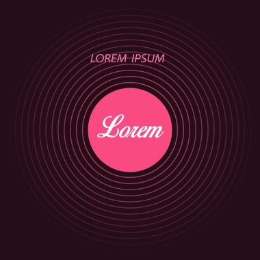 Geçmişe dönük şablonu at. vektör illüstrasyonu