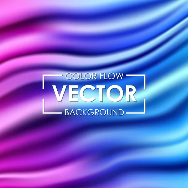 Color Flow Poszter Wave Liquid Shape Color Background Absztrakt Color — Stock Fotó