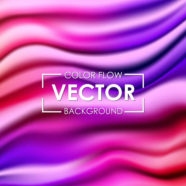 Color Flow Poster Wave Flytande Form Färg Bakgrund Abstrakt Färg — Stockfoto