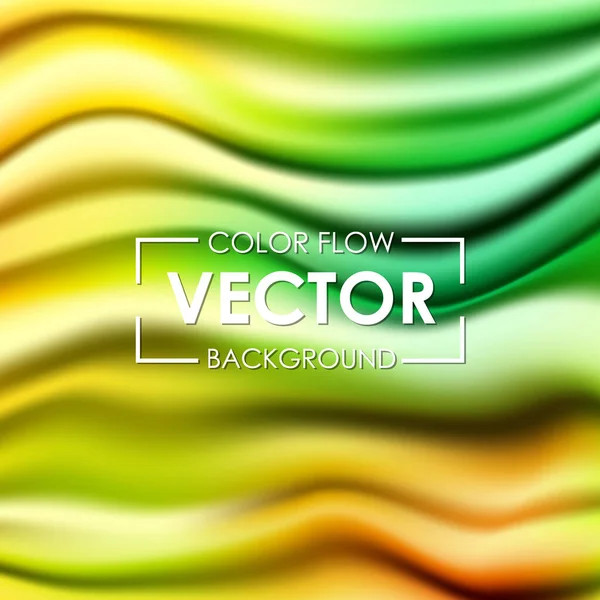 Color Flow Poszter Wave Liquid Shape Color Background Absztrakt Color — Stock Fotó