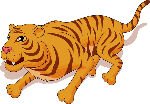 Desenhos animados tigre Aggresive — Fotografia de Stock