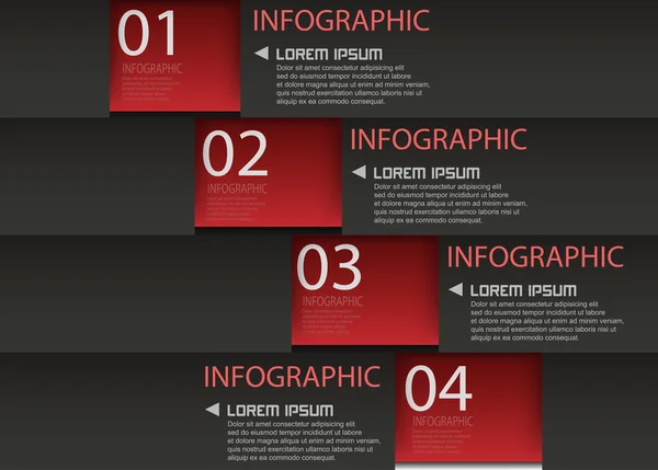 Plantilla de diseño moderno infográfico — Foto de Stock