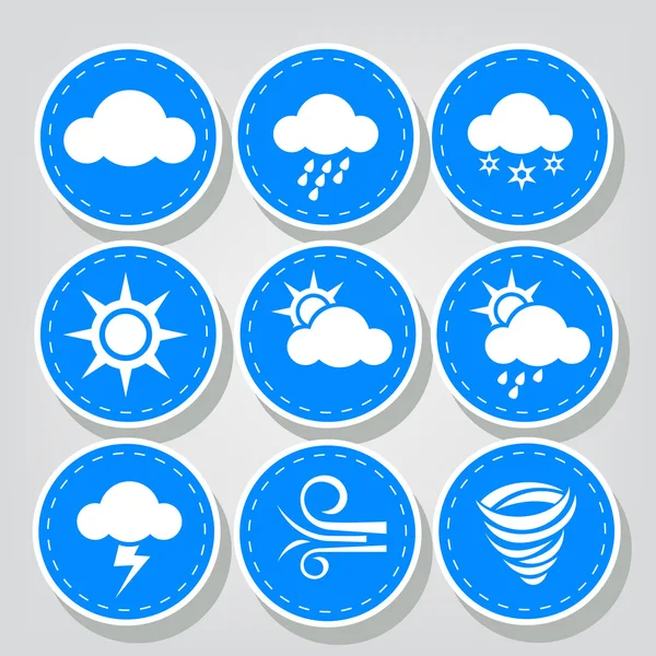 Weather Icons Stitched Sets — Stock Photo, Image