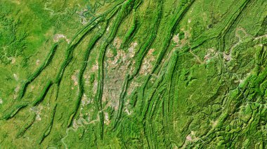 4K İnanılmaz Manzara Çin Haritası, Yüksek Çözünürlüklü Sınır Tanımayan Uydu Görünümü, Geniş Ekran 4K Çözünürlük