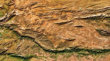 4K Groot Swartberg Güney Afrika Doğa Koruma Alanı Yüksek Çözünürlüklü Sınır Tanımayan Uydu Görüntüsü, Geniş Ekran 4K Çözünürlük