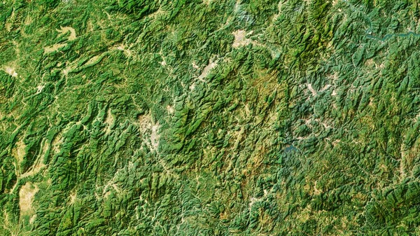 Çin Haritası 4K Nanping, Yüksek Çözünürlüklü Sınır Tanımayan Uydu Görünümü, Geniş Ekran 4K Çözünürlük