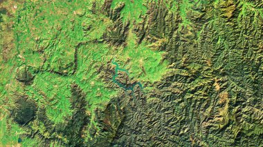 Avustralya 'nın 4K Rubicon Vadisi Haritası, Yüksek Çözünürlüklü Sınır Tanımayan Uydu Görüntüsü, Geniş Ekran 4K Çözünürlük