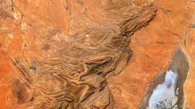 4K Vulkathunha Gammon Ulusal Parkı Güney Avustralya Haritası, Yüksek Çözünürlüklü Sınır Tanımayan Uydu Görüntüsü, Geniş Ekran 4K Çözünürlüğü