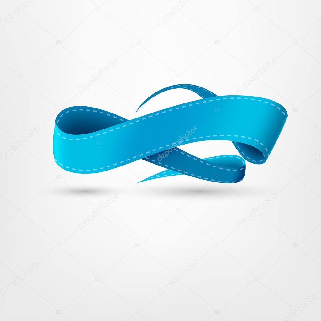 Blue ribbon company symbol