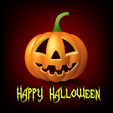 Mutlu Halloween Jack o fener kabak ile