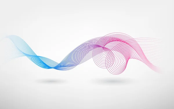 Абстрактна кольорова суміш хвиля — стоковий вектор