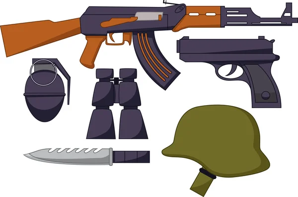 軍隊の標準武器 — ストックベクタ
