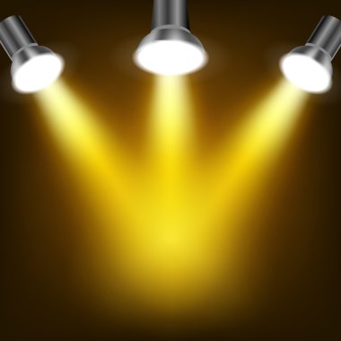 Koyu arka planda altın spot