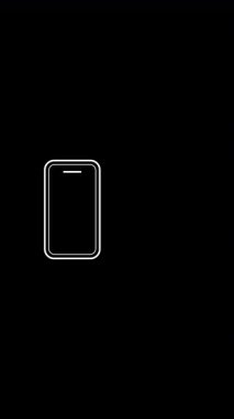 Telefon animasyonunuzu siyah arkaplanda döndürün