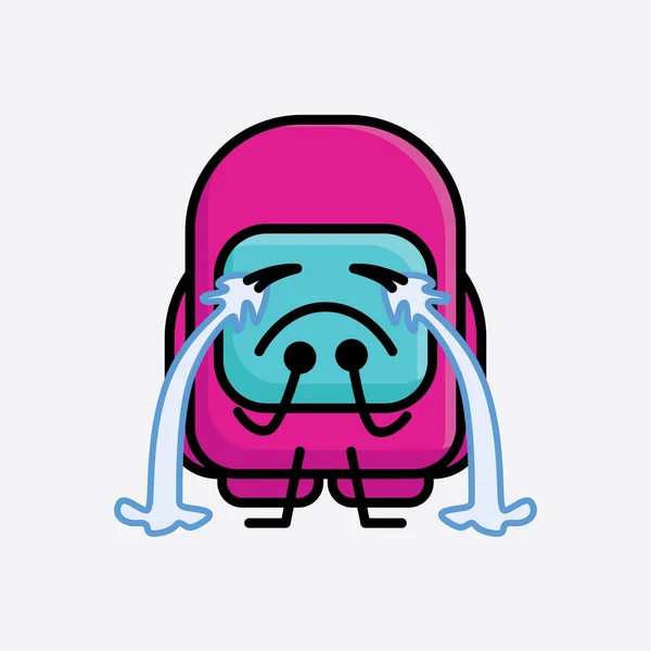 Een Illustratie Van Cute Pink Astronaut Vector Character — Stockvector