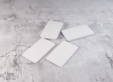 Gerçekçi İş Kartı Model Şablonu