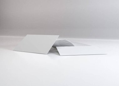 Gerçekçi İş Kartı Model Şablonu